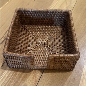 NWOT Pottery Barn Tava Handwoven Napkin Holder